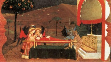 冒涜されたホストの奇跡 シーン 6 ルネサンス初期 パオロ・ウッチェロ Oil Paintings